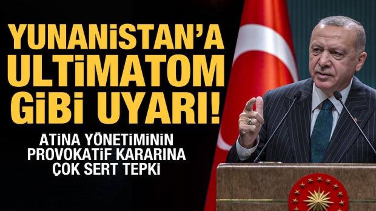 Son dakika haberi: Cumhurbaşkanı Erdoğan'dan Yunanistan'a çok sert uyarı!