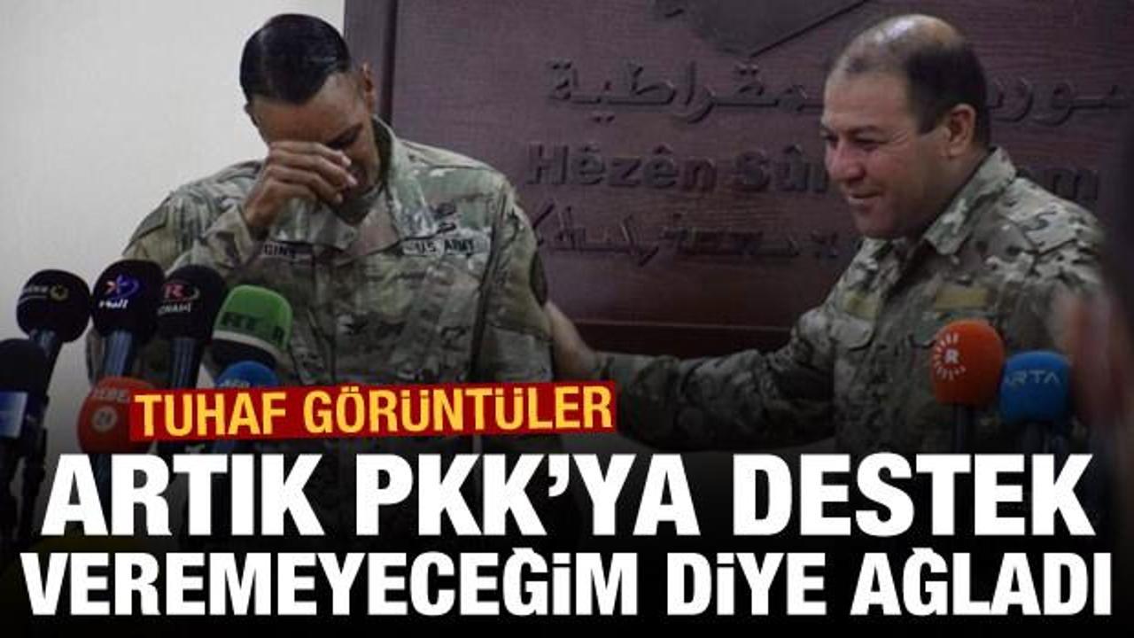 ABD'li komutanın görevi sona erdi, artık PKK'ya destek çıkamayacağı için ağladı