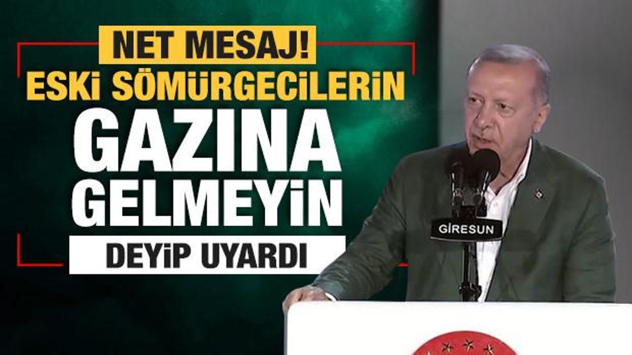 Başkan Erdoğan: Akdeniz ve Ege'de korsanlığa, haydutluğa asla 'eyvallah' etmeyiz