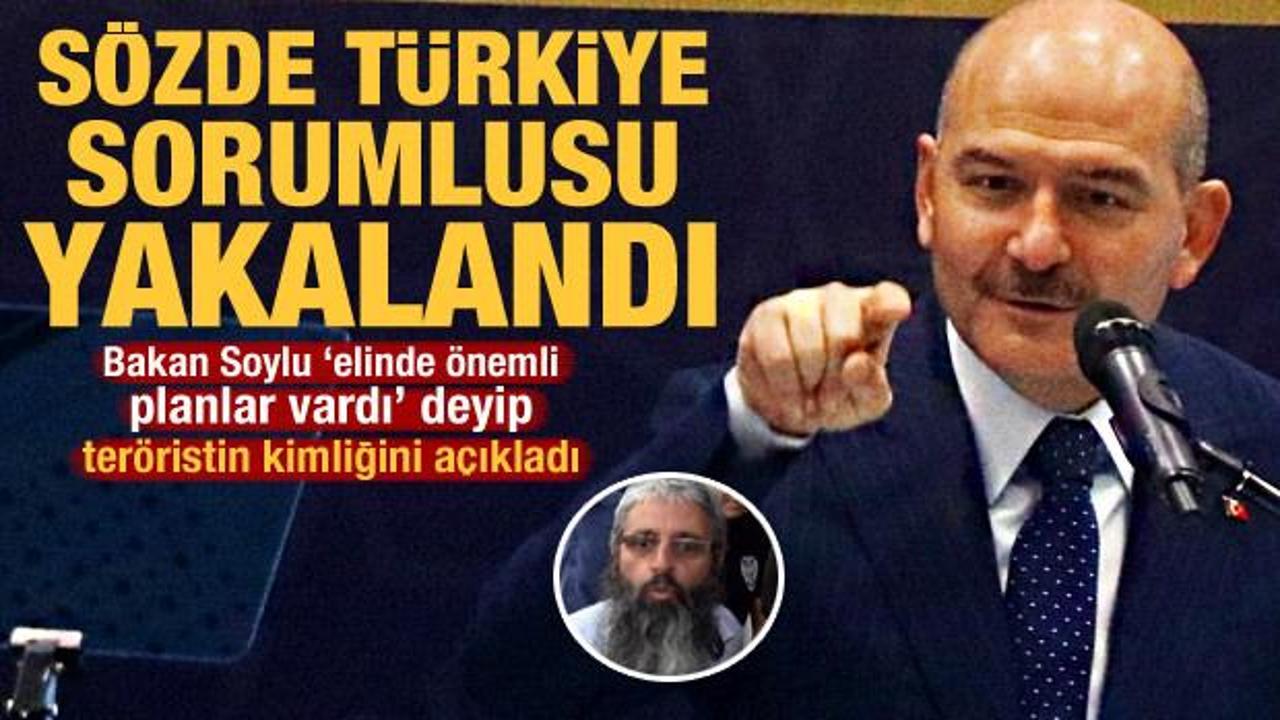 DEAŞ'ın Türkiye emiri yakalandı! Bakan Soylu teröristin kimliğini açıkladı