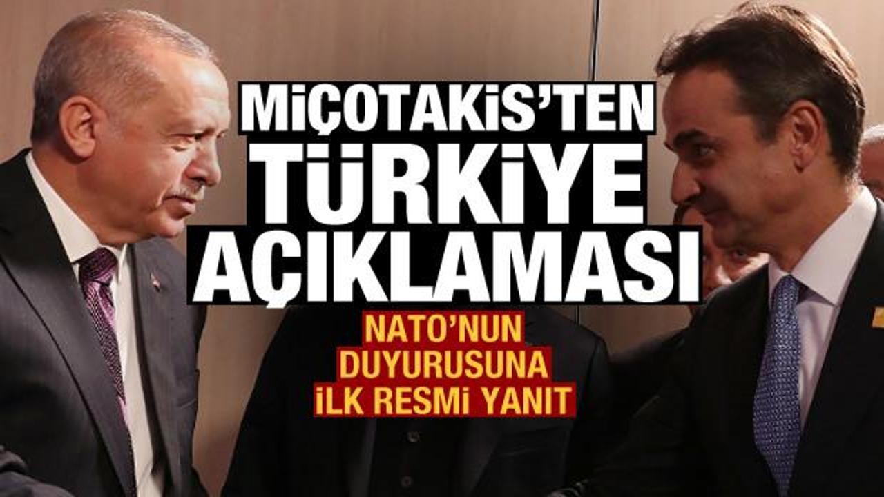 NATO'nun duyurusuna ilk resmi yanıt! Miçotakis'ten Türkiye açıklaması