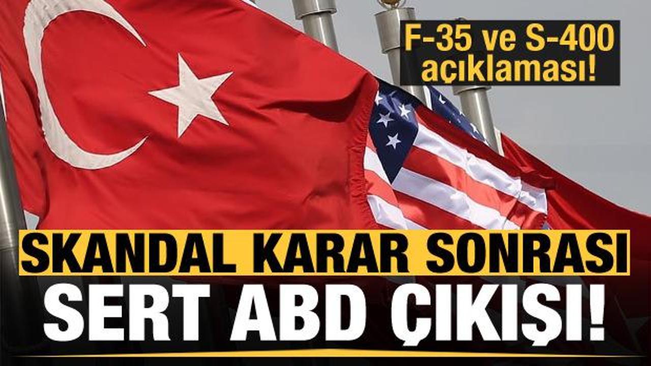 Türkiye'den sert ABD açıklaması!