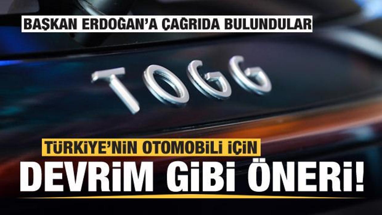 Türkiye'nin Otomobili TOGG için devrim gibi öneri!