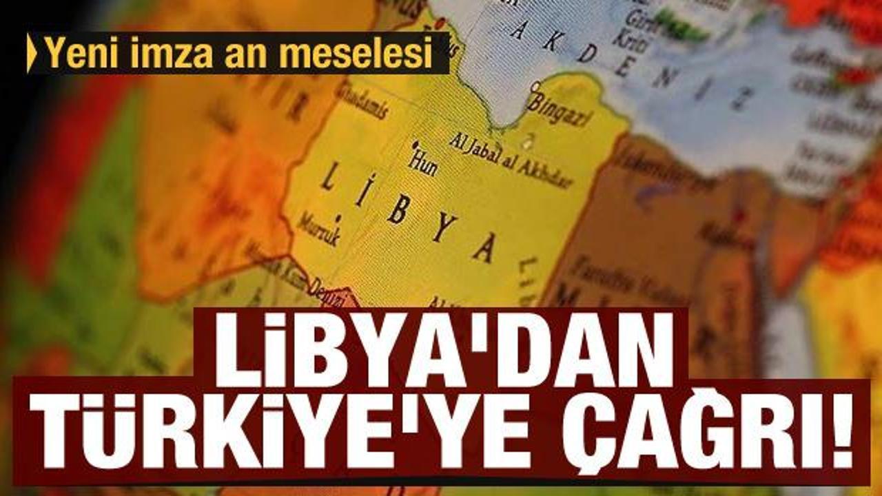 Libya'dan Türkiye'ye çağrı! Yeni imza an meselesi