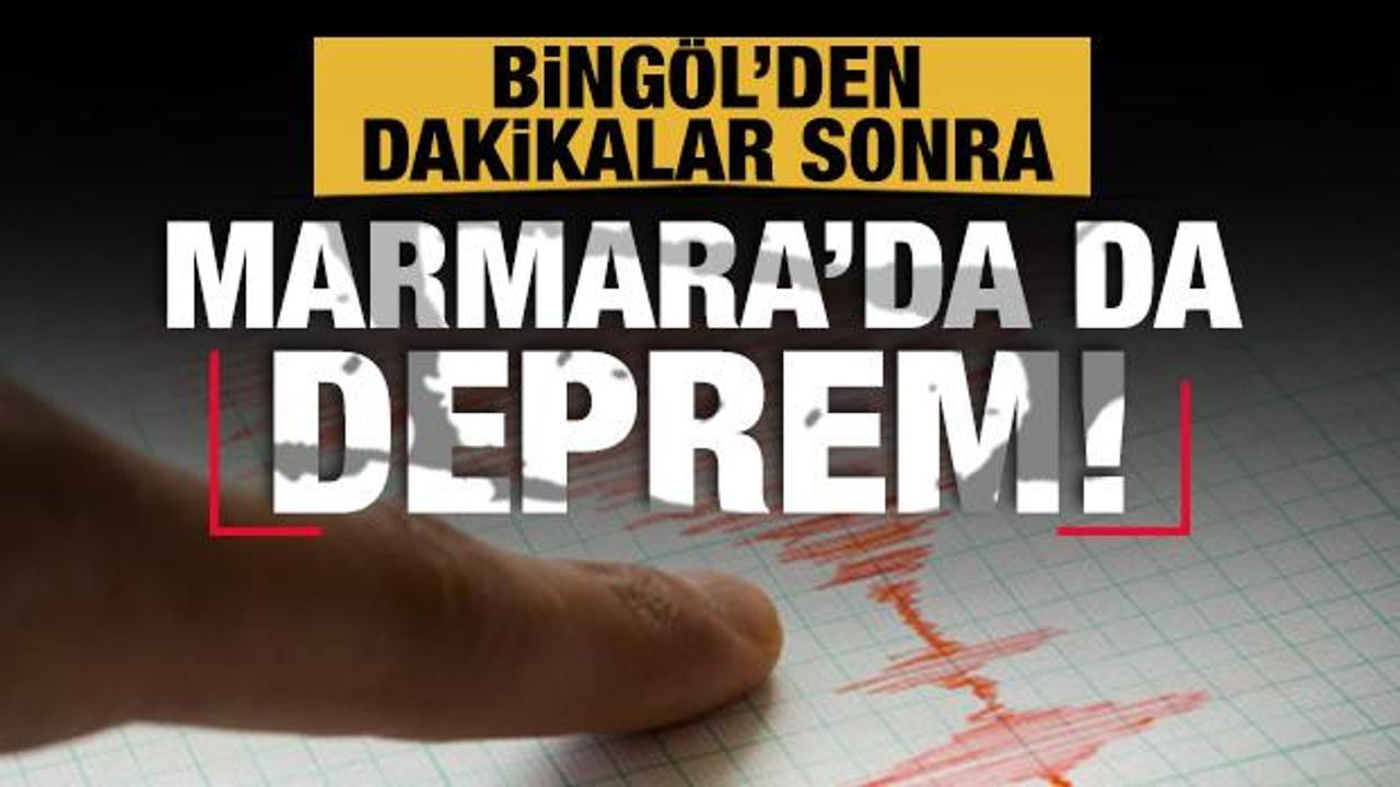 Marmara'da deprem!