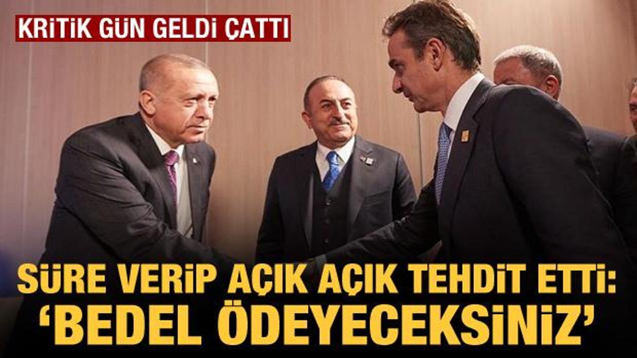 Miçotakis The Times'a yazdı, Türkiye'yi açık açık tehdit etti: Bedel ödeyeceksiniz