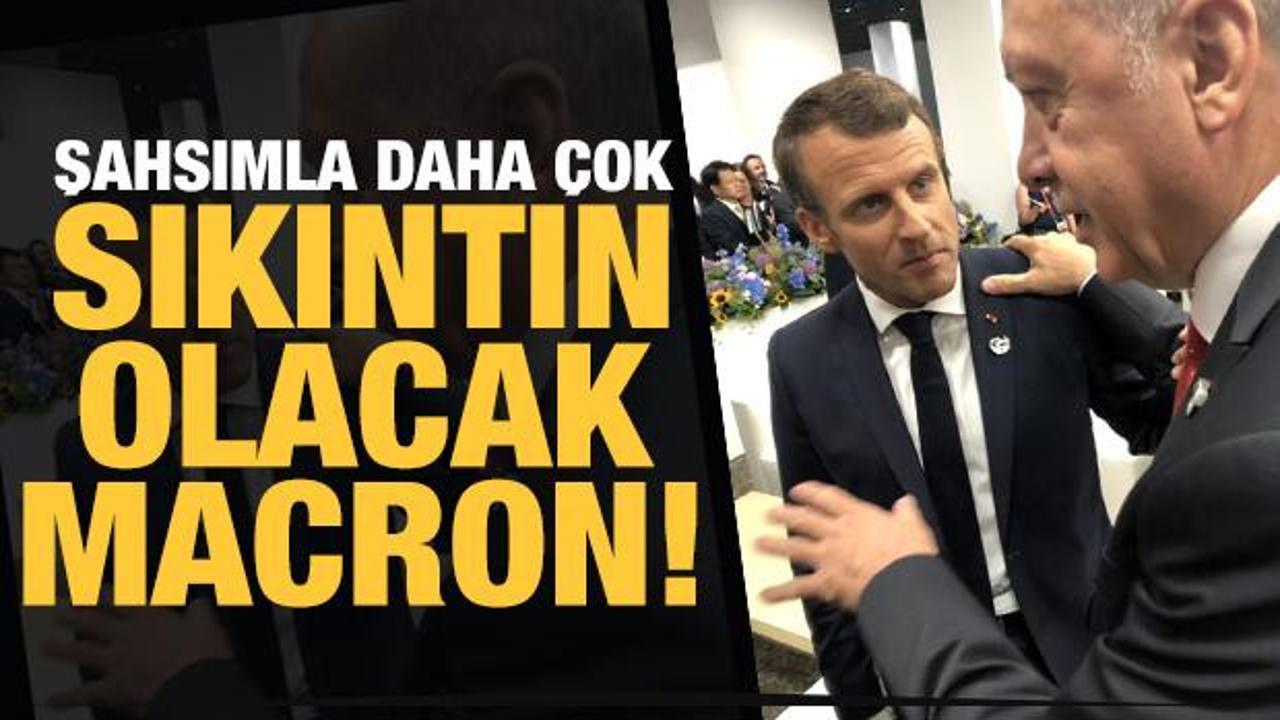 Son dakika...Erdoğan: Şahsımla daha çok sıkıntın olacak Macron!