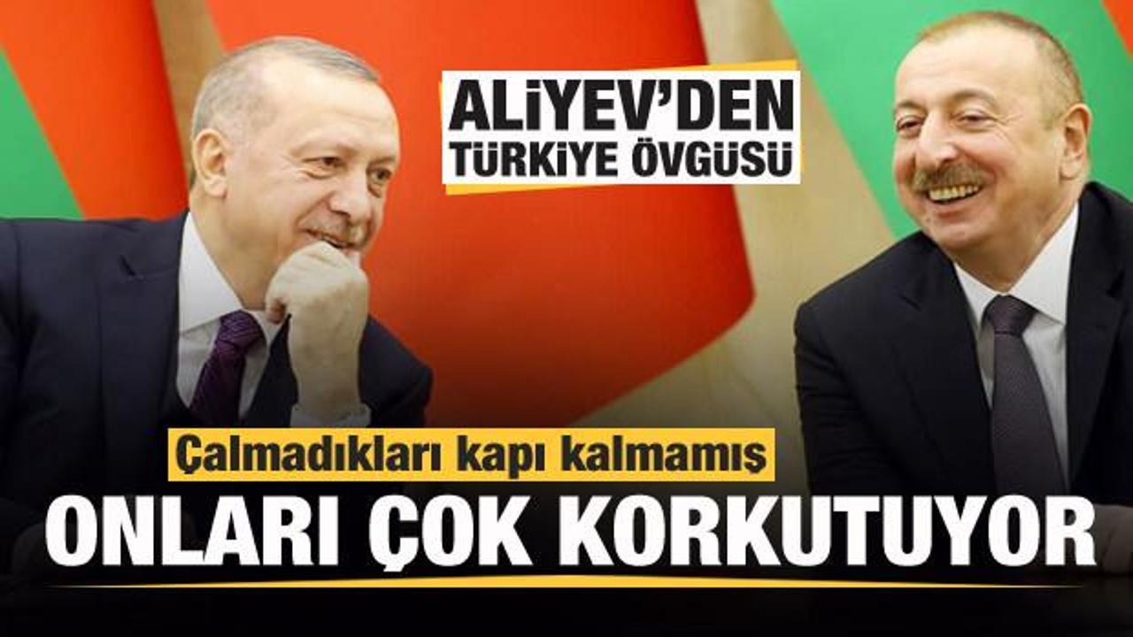 Aliyev'den Türkiye açıklaması: Erivan'ı korkutuyor