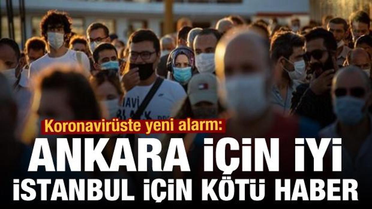 Koronavirüste alarm durumuna geçildi! Ankara için iyi, İstanbul için kötü haber