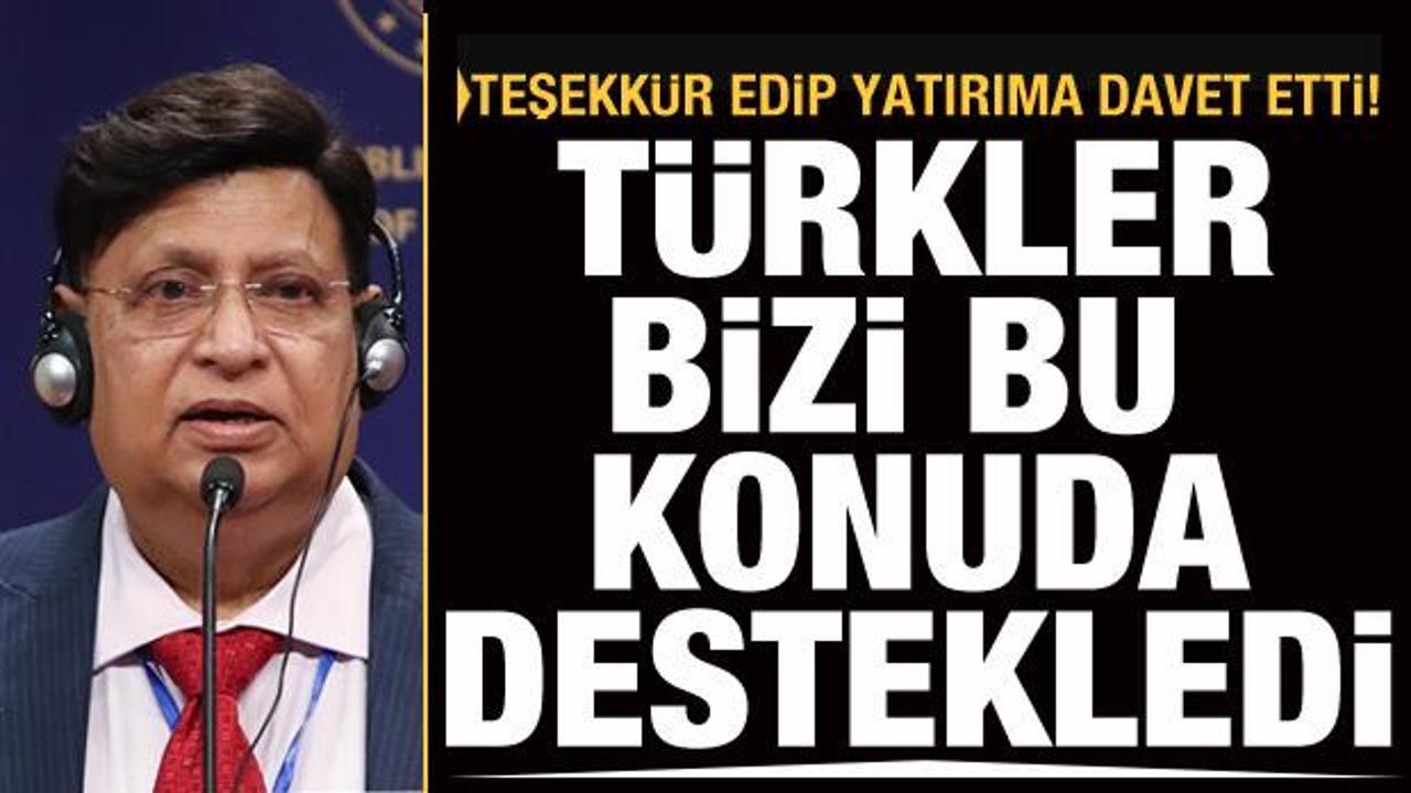 Momen: Türk kardeşlerimiz bizi bu konuda destekledi