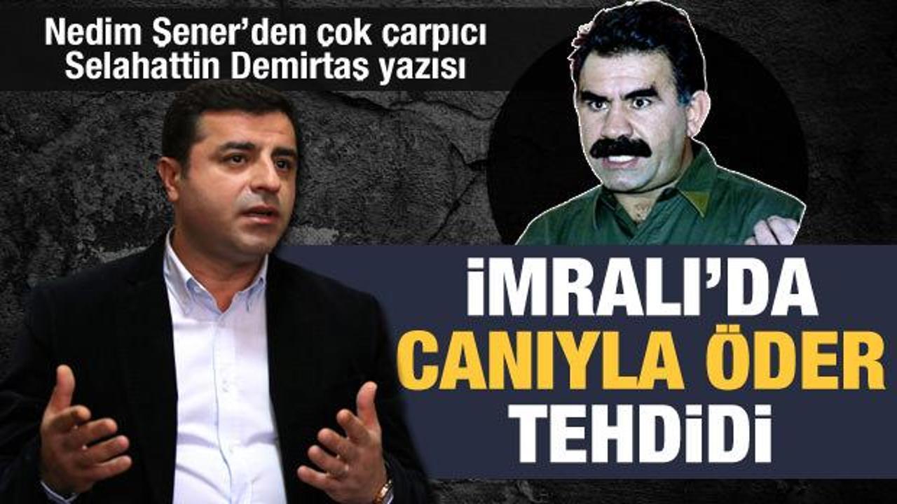 Nedim Şener'den dikkat çeken sözler: Demirtaş PKK'ya rağmen siyaset yapamaz