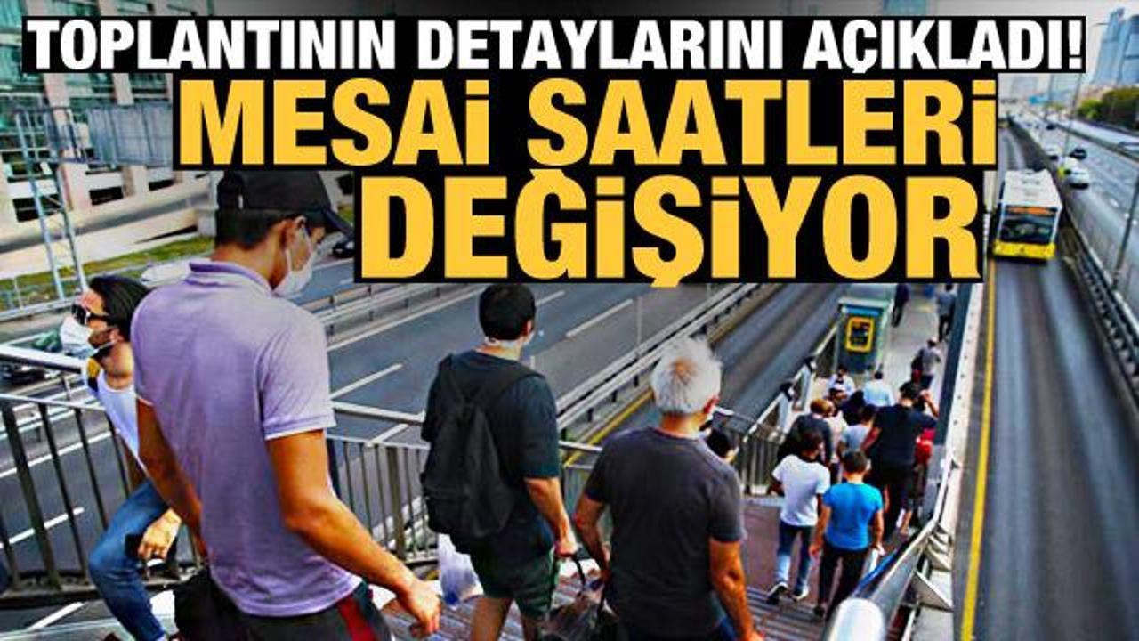 İstanbul Valiliği, mesai saatlerinin değişeceği sinyalini verdi