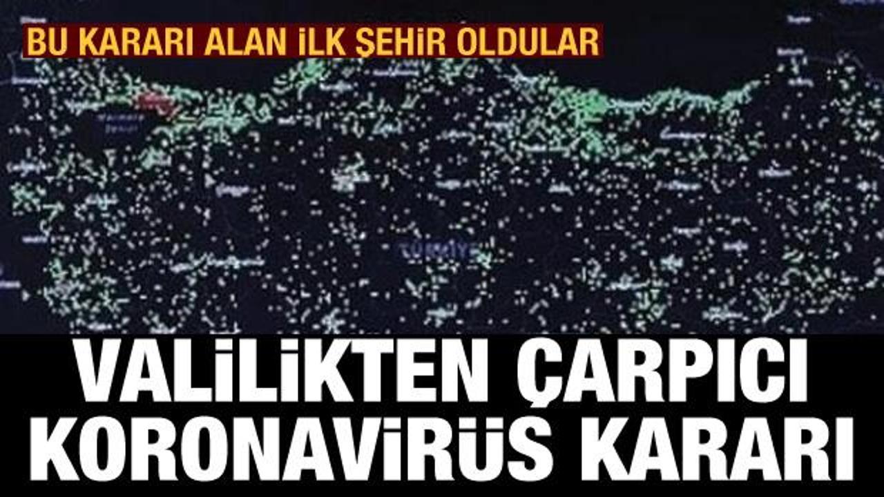 Türkiye'de bir ilk gerçekleşti! Ankara Valiliği'nden çok çarpıcı koronavirüs kararı