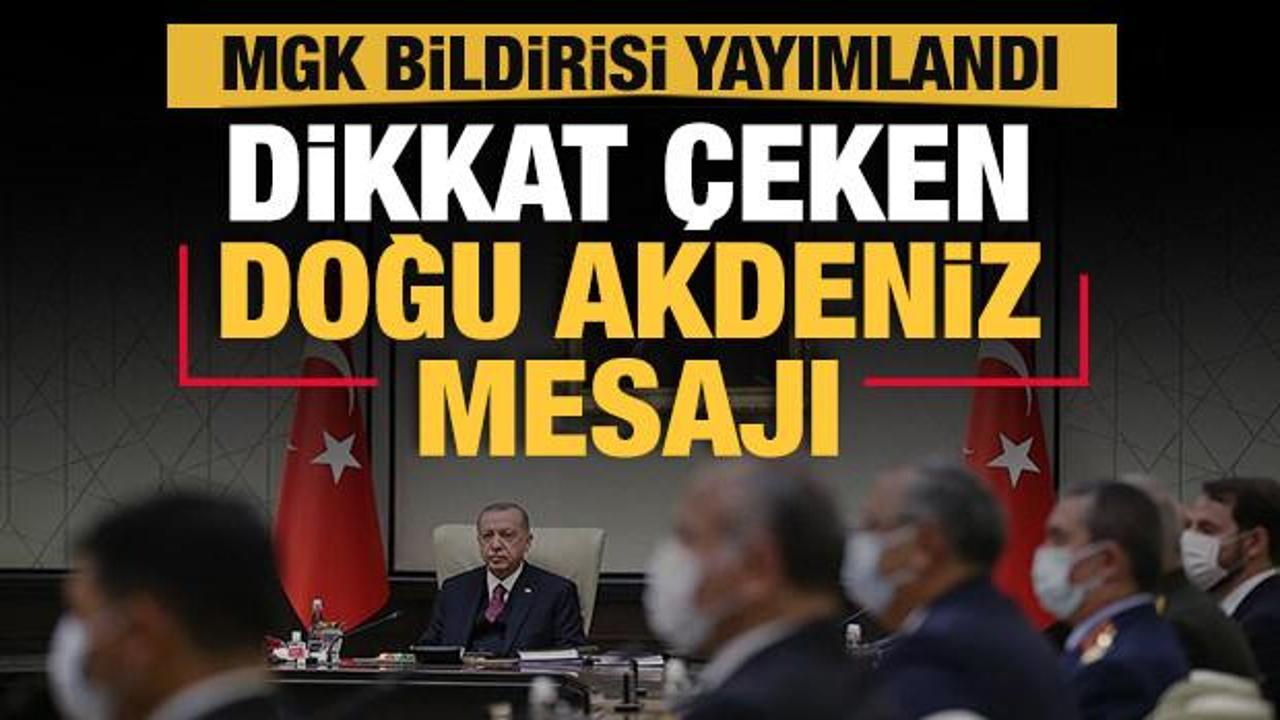 Başkan Erdoğan başkanlığındaki MGK toplantısı sona erdi