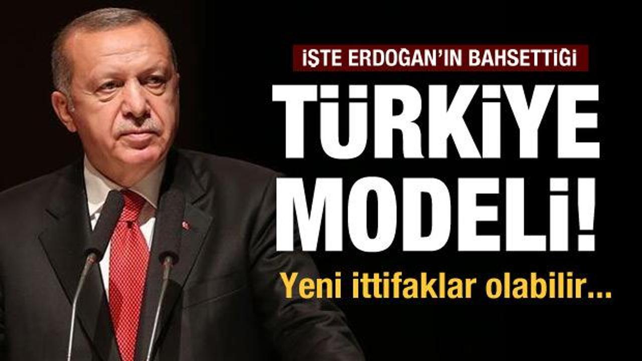 İşte Erdoğan'ın söylediği 'Türkiye modeli'