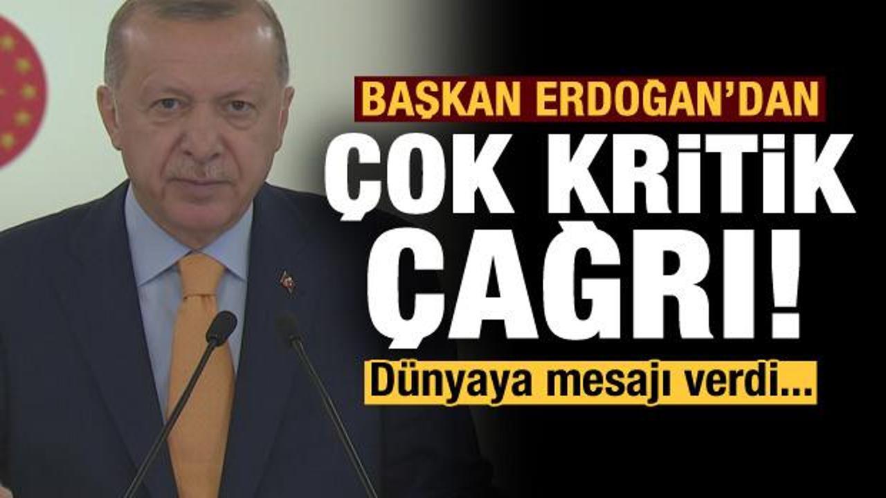 Erdoğan'dan BM'ye çok kritik çağrı! Dünyaya mesajı verdi...