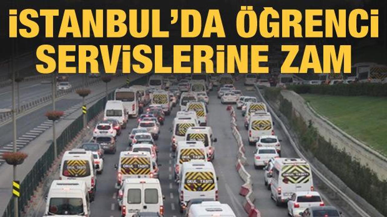 Son dakika haberi: İstanbul'da öğrenci ve personel servislerine zam!