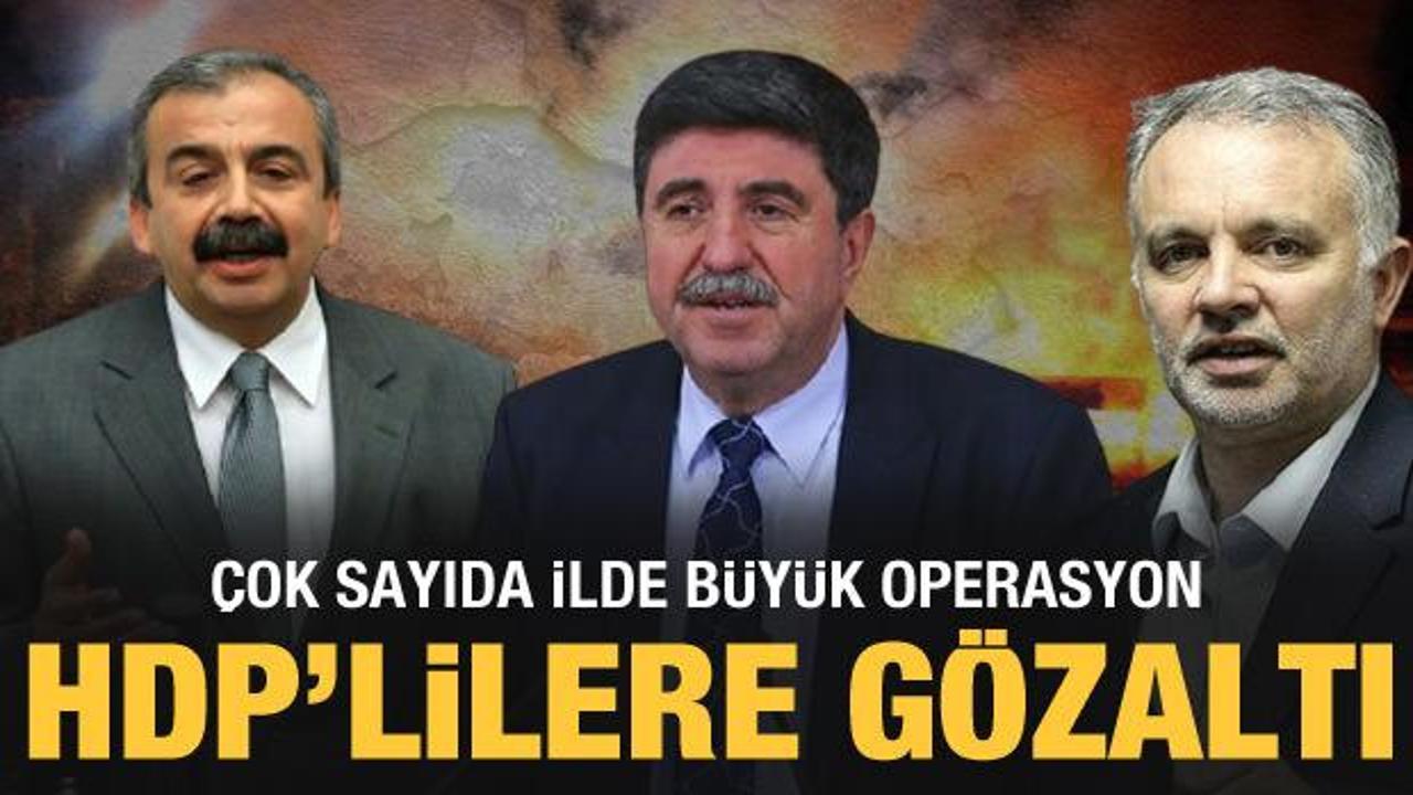 Son dakika: Peş peşe operasyon haberleri: HDP'li isimler gözaltında!