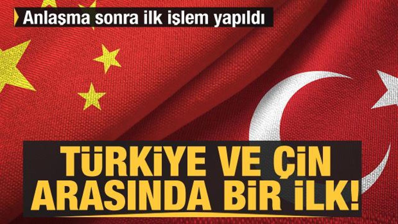 Türkiye ve Çin arasında bir ilk! Anlaşma sonra ilk swap işlemi yapıldı