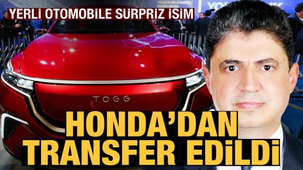 TOGG'dan resmi açıklama: Yerli otomobile Honda'dan çok özel transfer