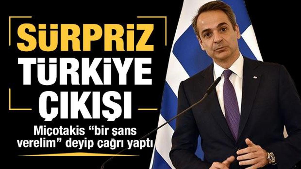 Yunanistan Başbakanı Miçotakis'ten sürpriz Türkiye çıkışı