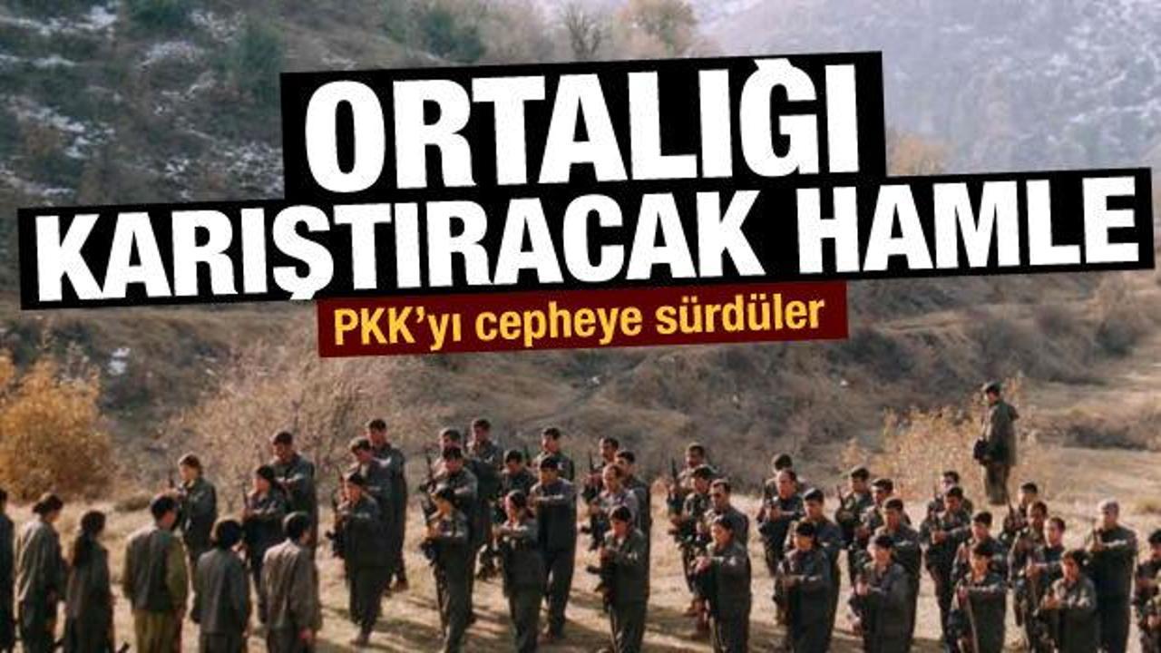 PKK’yı cepheye sürdüler!