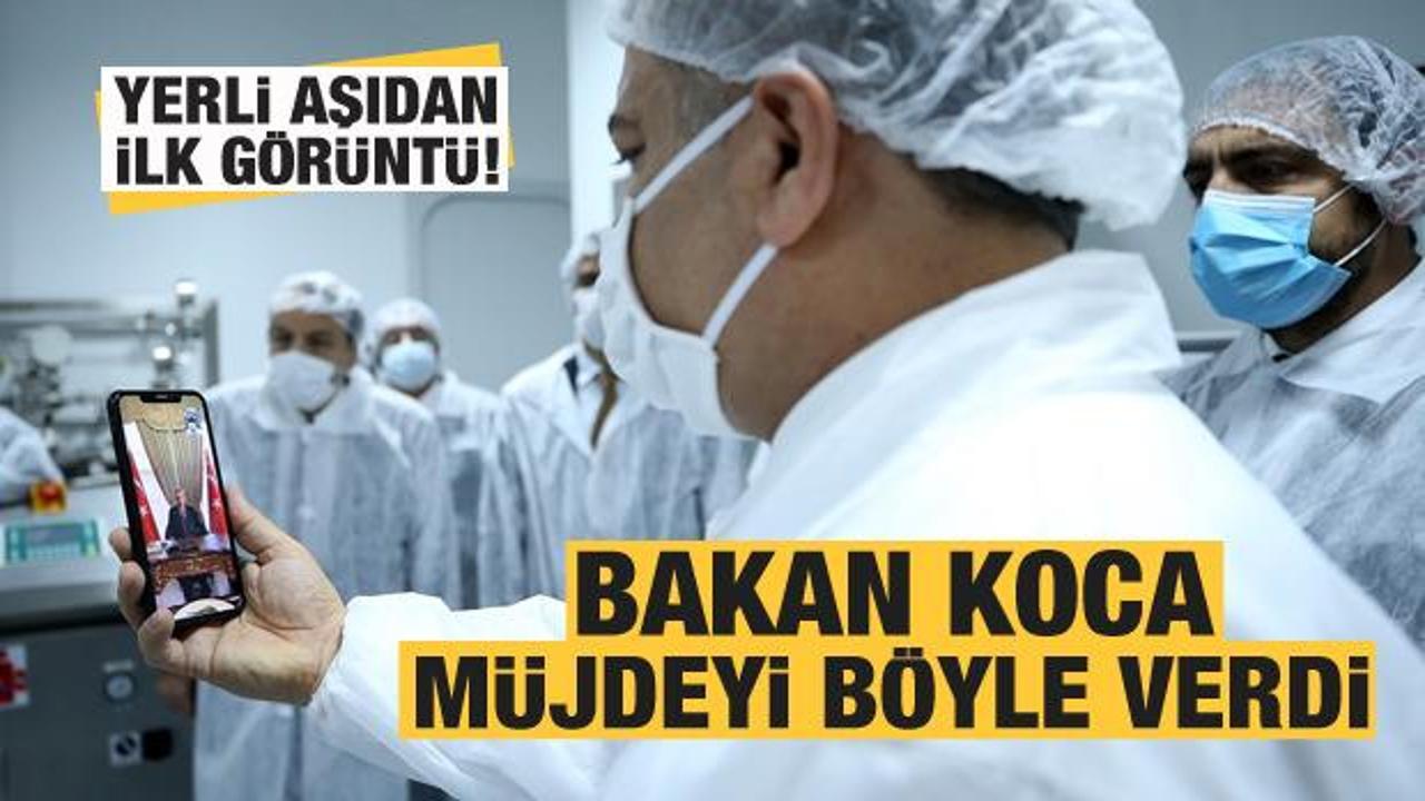 Son dakika: Bakan Koca müjdeyi verdi! İşte yerli koronavirüs aşısı