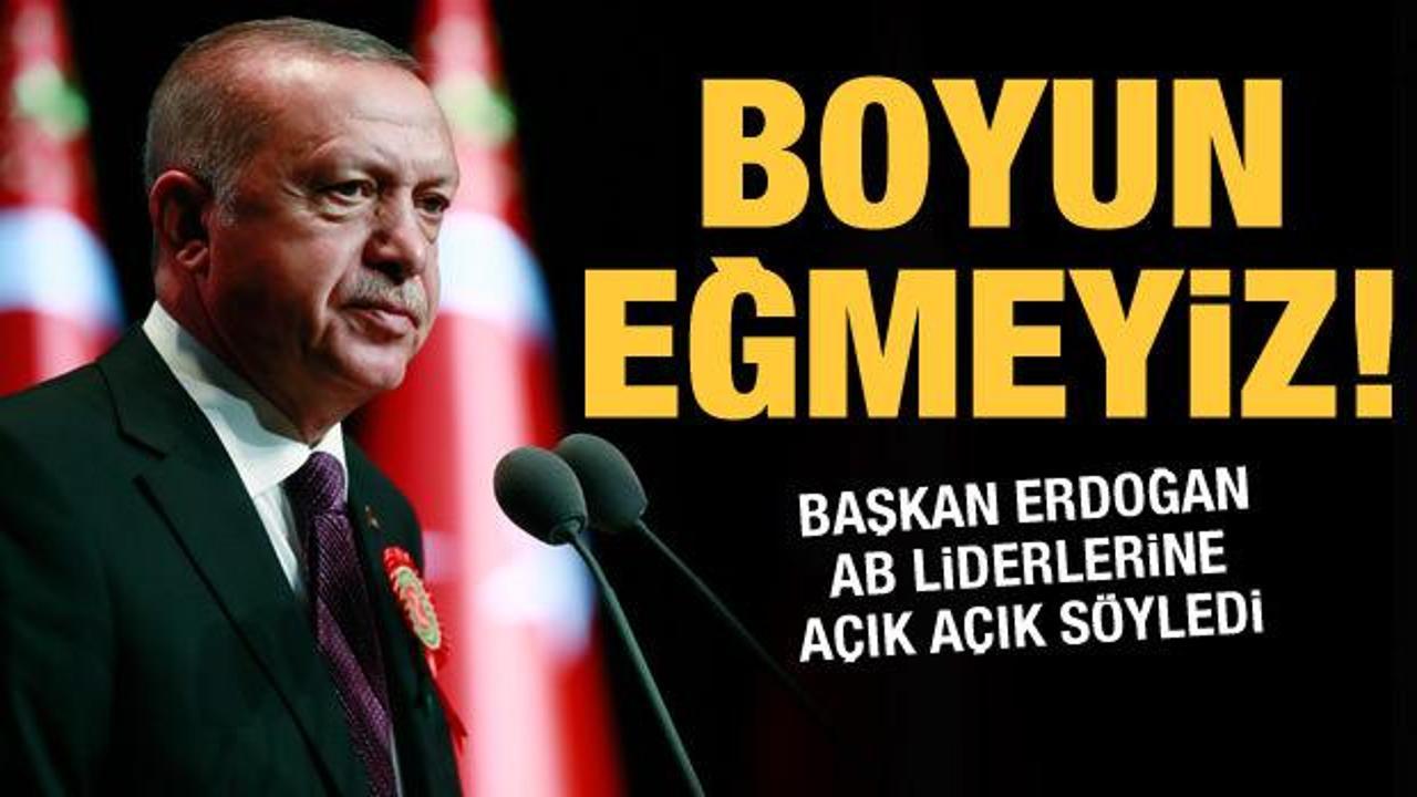 Son dakika haberi: Cumhurbaşkanı Erdoğan'dan AB liderlerine Doğu Akdeniz mektubu
