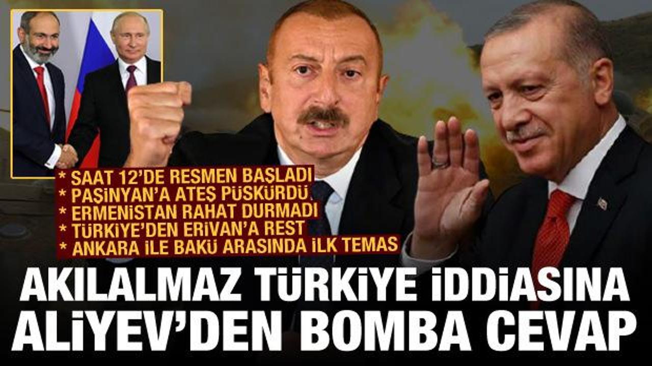 Akılalmaz Türkiye iddiasına Aliyev'den bomba cevap! MSB'den Ermenistan'a rest