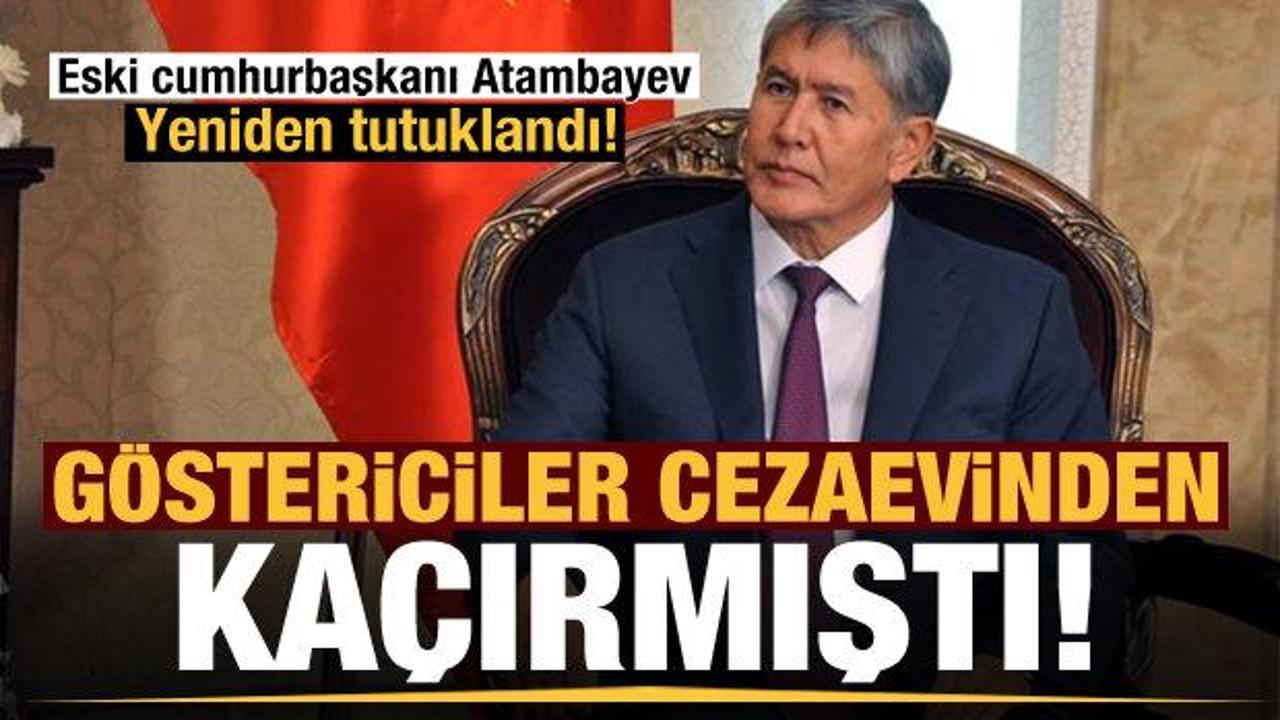 Kırgızistan'ın eski cumhurbaşkanı Atambayev yeniden tutuklandı