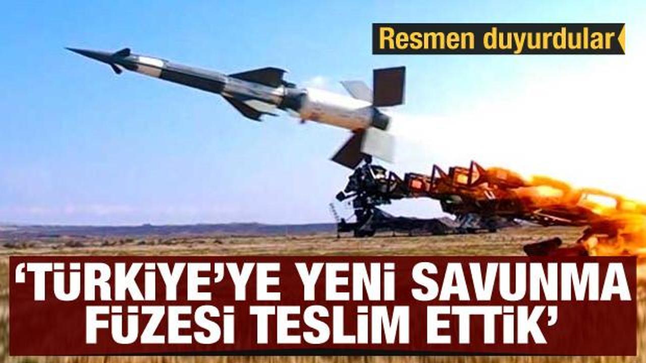 Resmen duyurdular: “Türkiye’ye S-125 hava savunma füzesi teslim ettik”