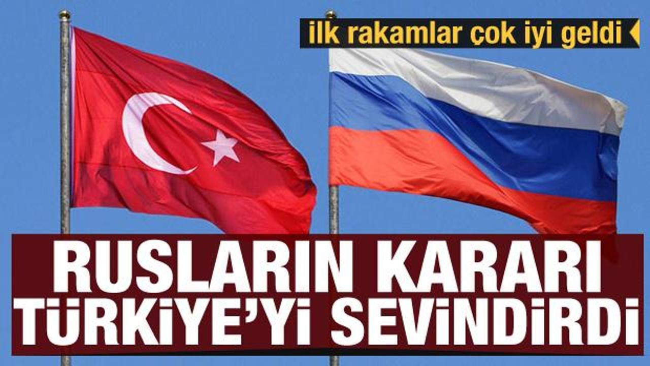 Rusların kararı Türkiye'yi sevindirdi! Kışa uzattılar ilk rakamlar güzel geldi