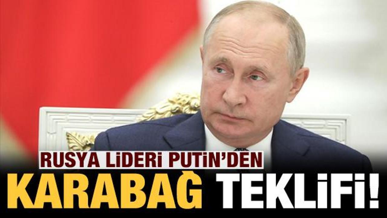 Son dakika: Putin'den Dağlık Karabağ teklifi!