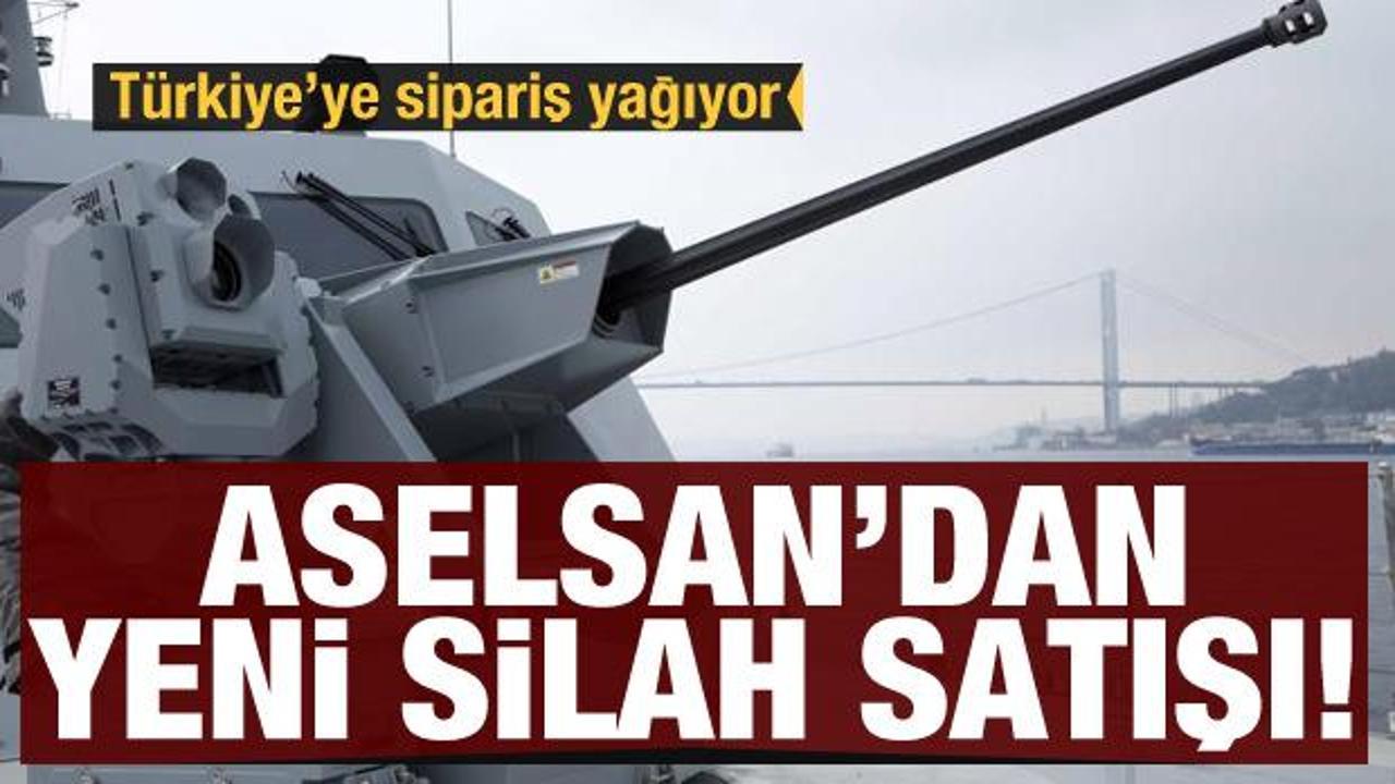 Türkiye'ye sipariş yağıyor! ASELSAN'dan yeni silah satışı