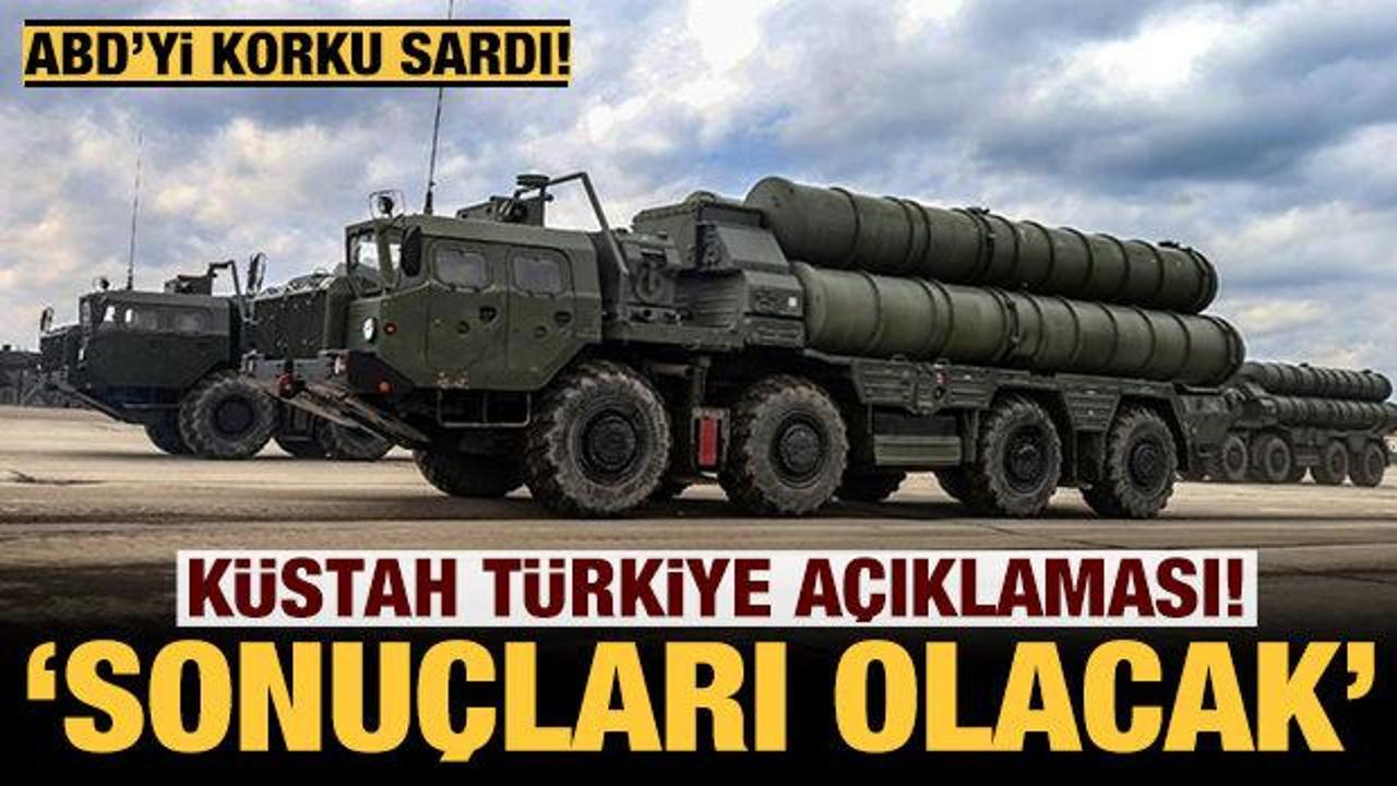 ABD'yi korku sardı: S-400 ve Türkiye açıklaması!