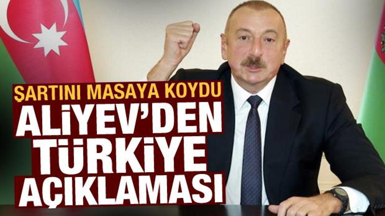 Aliyev: Ermenistan'la görüşmeye Türkiye'nin de katılmasını istiyorum