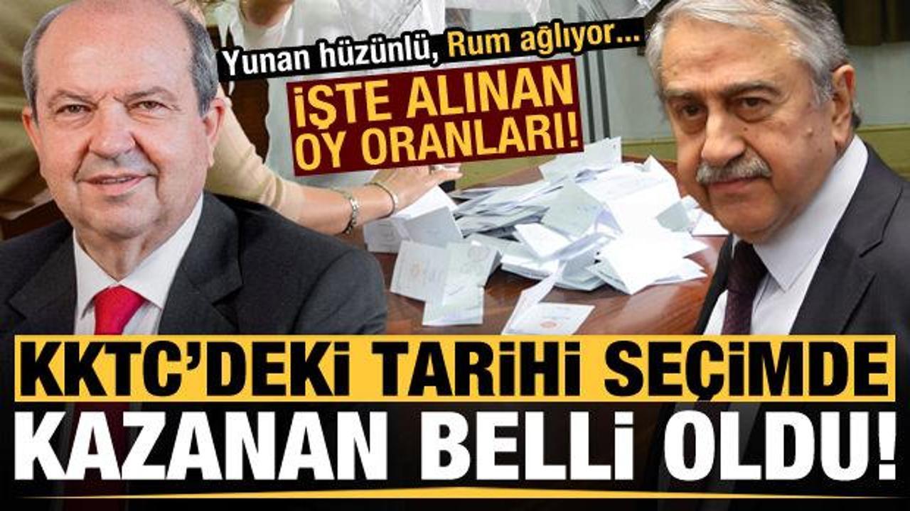 KKTC'deki tarihi seçim sonuçlandı! Yeni Cumhurbaşkanı Ersin Tatar seçildi...