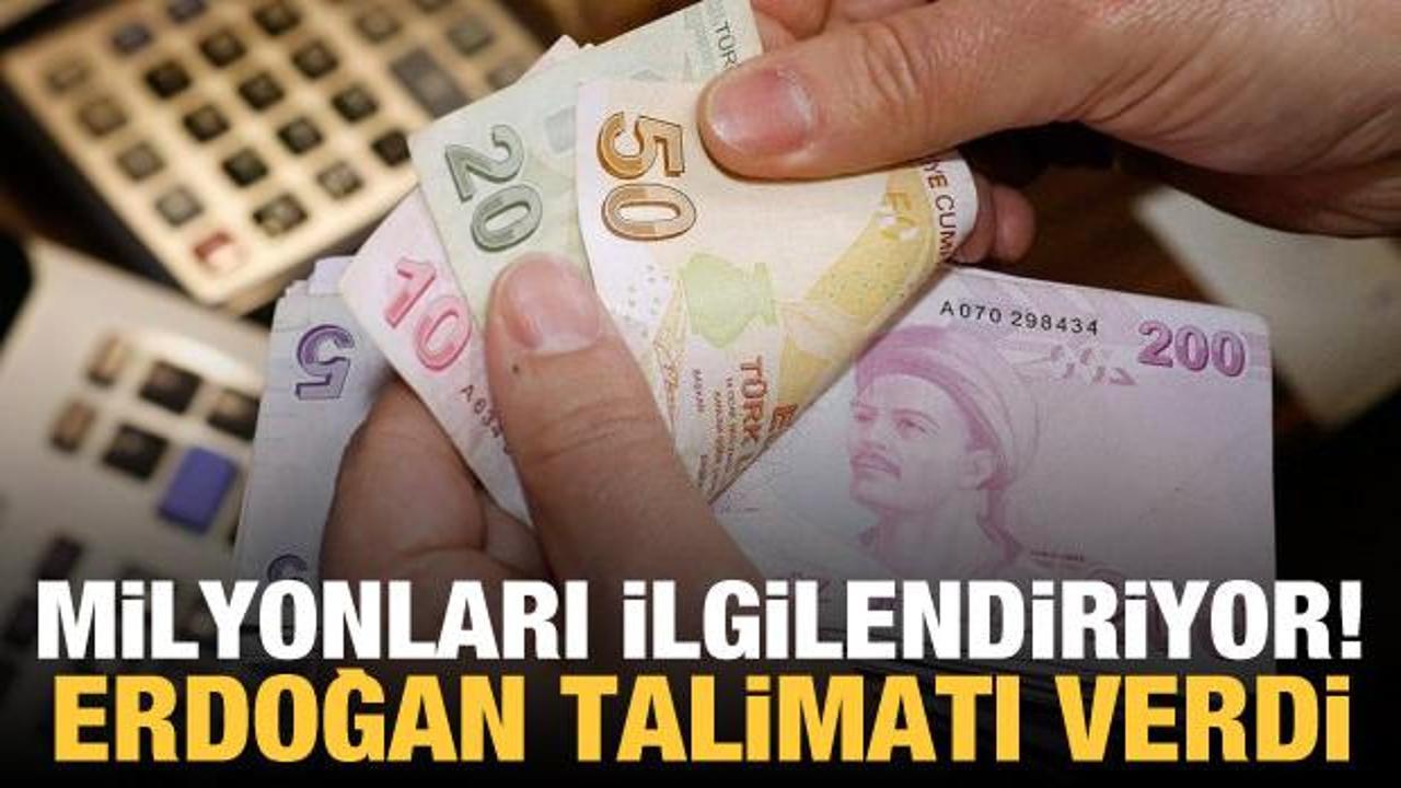Erdoğan talimatı verdi! 4 milyon kişinin borçlarına yapılandırma müjdesi