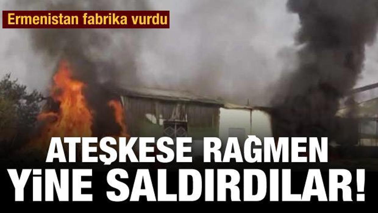 Ermenistan yine Terter'i vurdu!