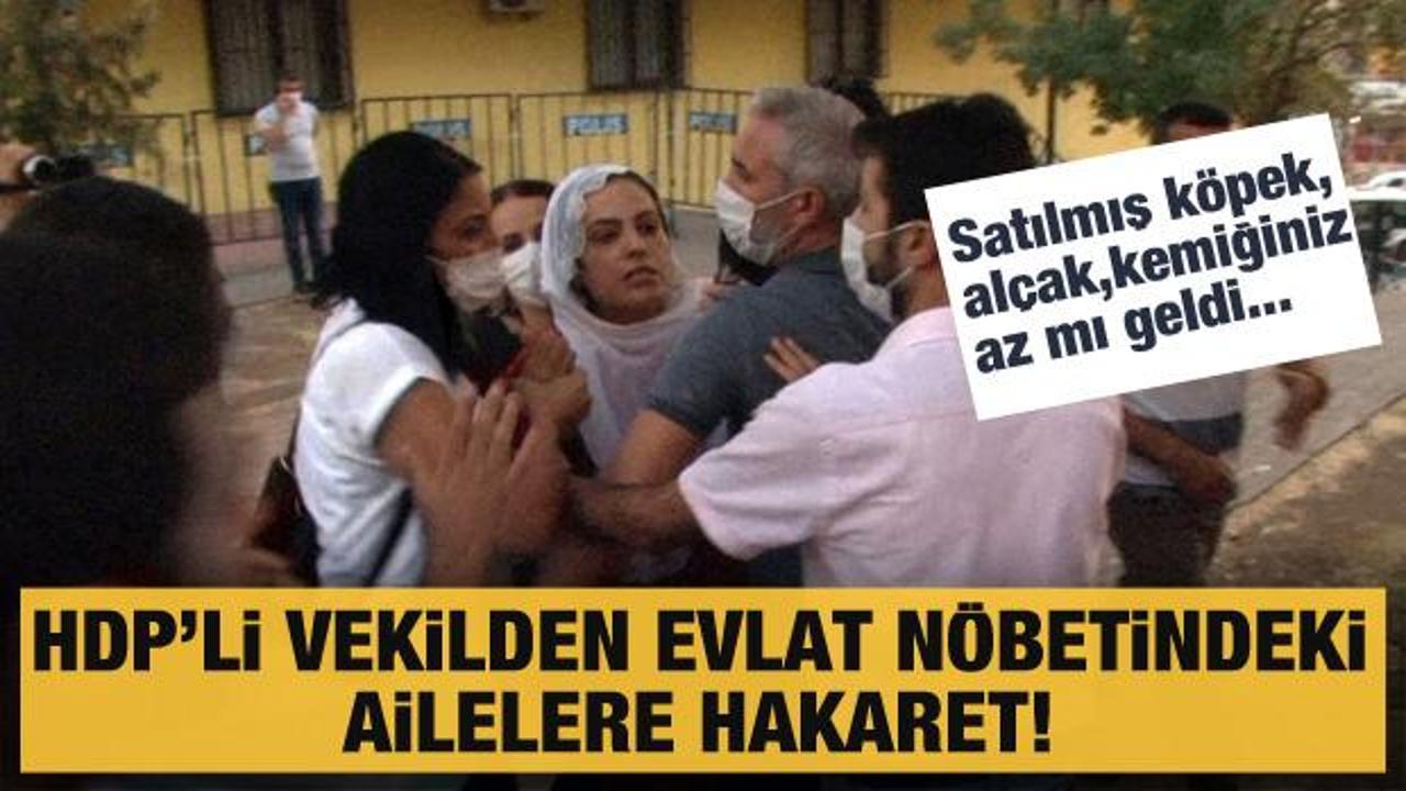 HDP’li vekil Remziye Tosun, evlat nöbetindeki ailelere hakaret etti