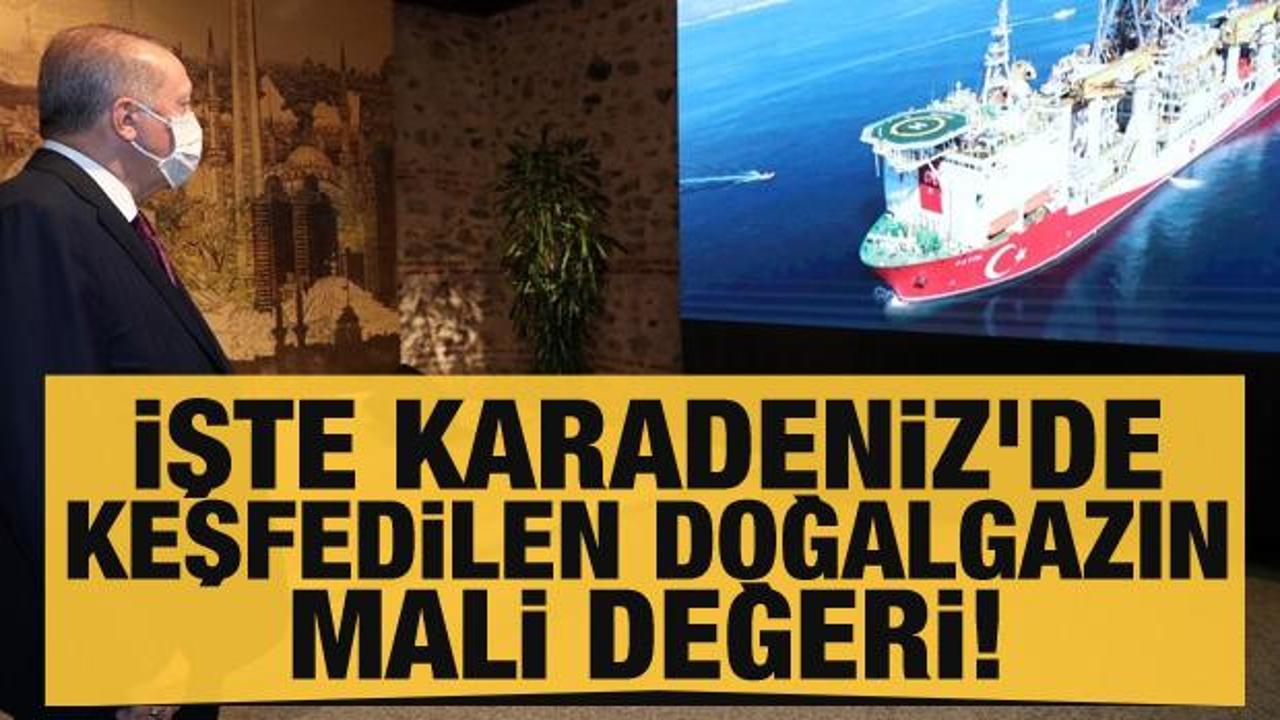 İşte Karadeniz'de keşfedilen doğalgazın mali değeri!