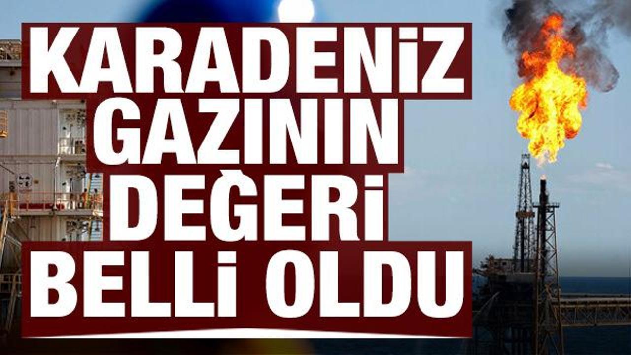 Karadeniz'deki doğal gazın değeri 80 milyar dolar!