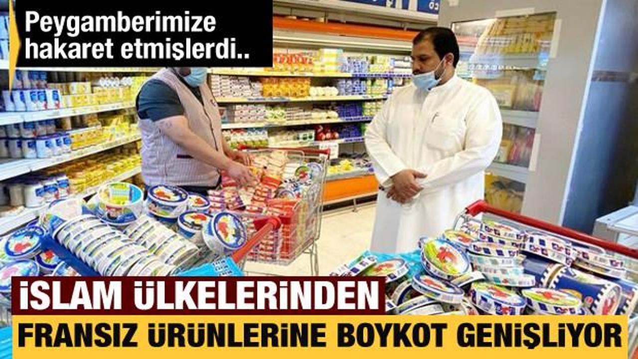 İslam ülkelerinden Fransız ürünlerine boykot genişliyor!