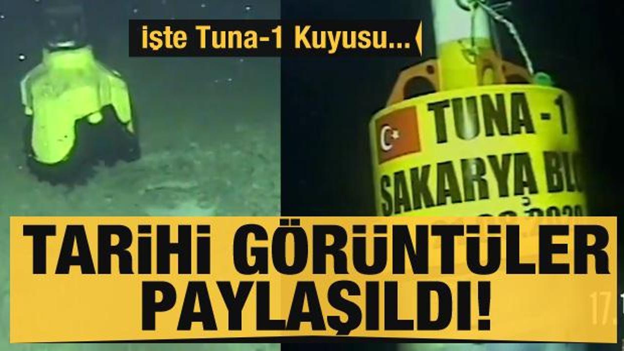 Türkiye Petrolleri'nden tarihi paylaşım! İşte Tuna-1 Kuyusu'ndan görüntüler...