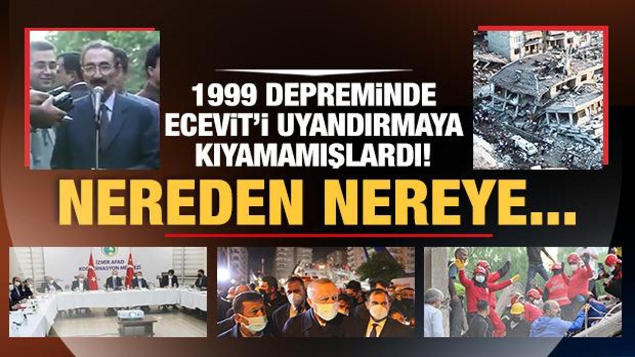 1999 depreminde Ecevit'i uyandırmaya kıyamamışlardı! Nereden nereye...