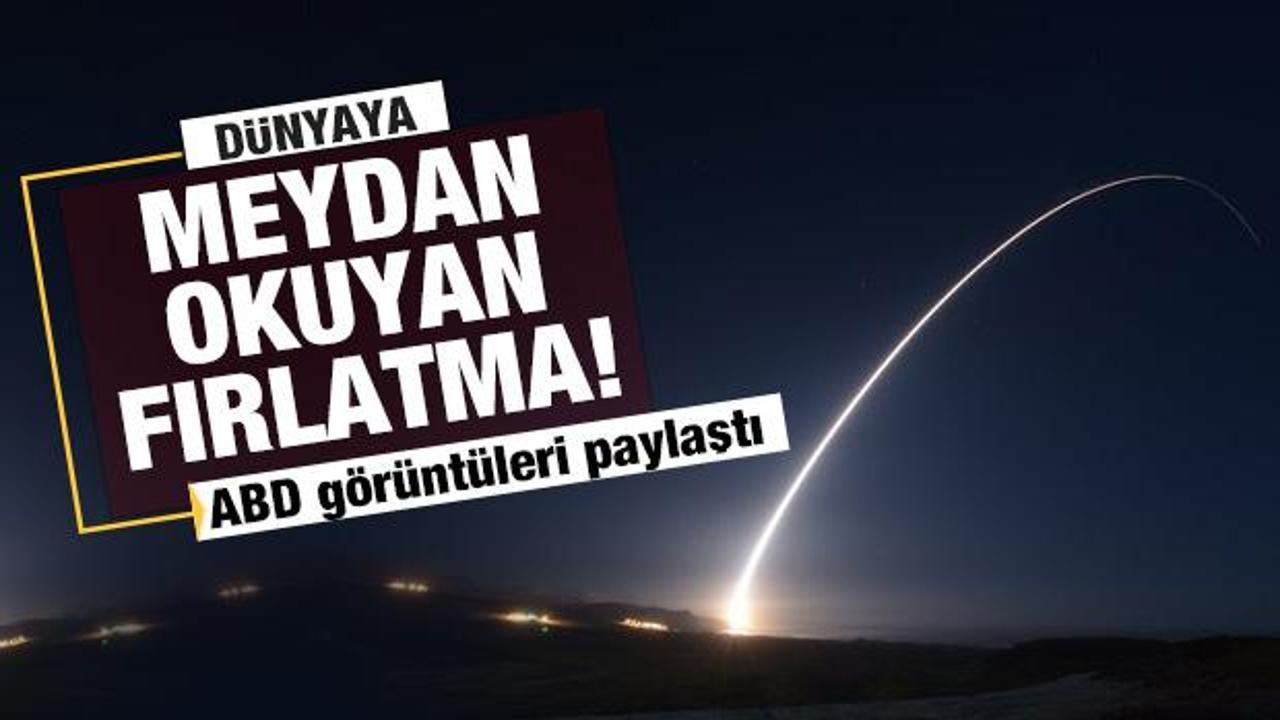 ABD'den d&uuml;nyaya meydan okuyan test! G&ouml;r&uuml;nt&uuml;ler paylaşıldı