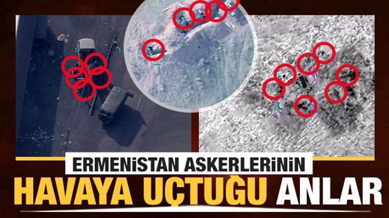 Azerbaycan, SİHA'larla böyle vurdu!