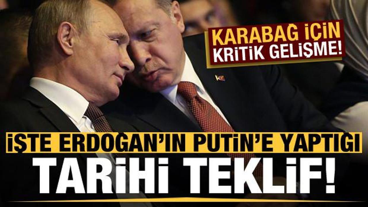 Başkan Erdoğan'ın Putin'e yaptığı tarihi teklif ortaya çıktı! 'Karabağ' için kritik gelişme