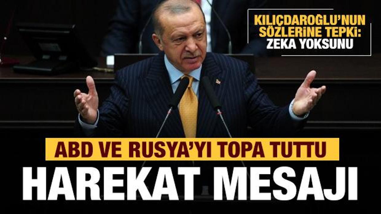 Erdoğan'dan son dakika yeni harekat mesajı! Kılıçdaroğlu'na tepki: Sen ne zekasız...
