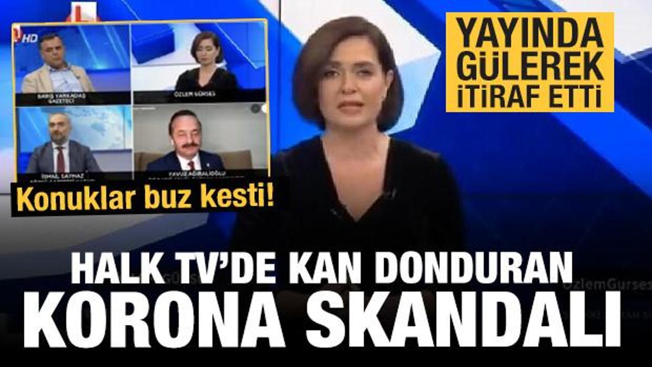 Halk TV'de koronavirüs skandalı! Test sonucunu beklemeden canlı yayına çıktı